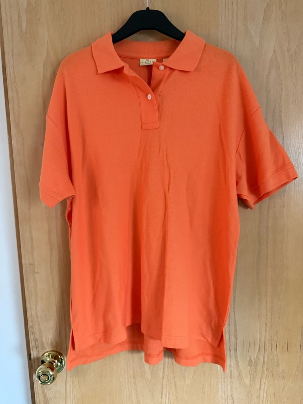 The Limited Orange Knit Polo | Women’s Large | NWT | Classic Preppy Top